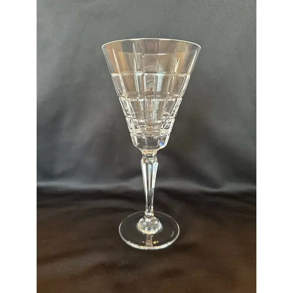 Faberge Crystal Champagne‎ Flute Glass Etched Elegant Design